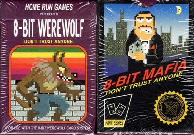 PlayingCardDecks.com-8-Bit Werewolf / Mafia Mini Playing Cards