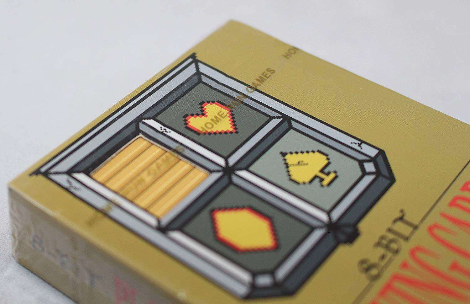 PlayingCardDecks.com-8-Bit Gold Playing Cards