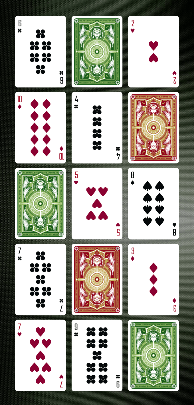 PlayingCardDecks.com-De Novo Playing Cards 2 Deck Set OPC
