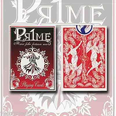 PlayingCardDecks.com-Pr1me Red 001 Playing Cards