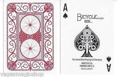 PlayingCardDecks.com-Cyclist Red Bicycle Playing Cards