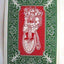 PlayingCardDecks.com-Santa Back 2 Deck Set Red & Green Bicycle Playing Cards
