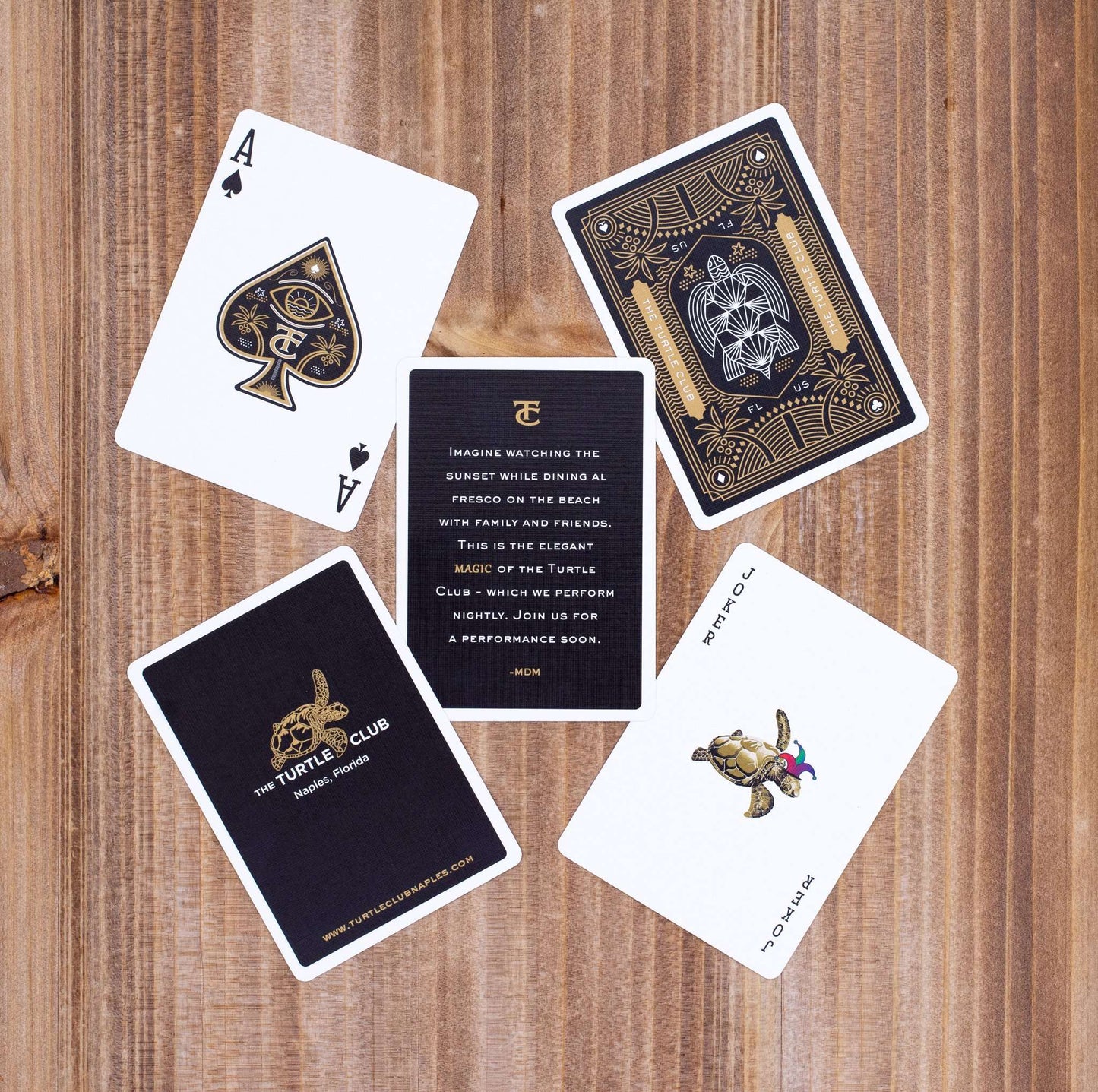 PlayingCardDecks.com-Turtle Club Luxury Playing Cards USPCC