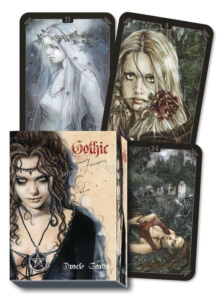 PlayingCardDecks.com-Victoria Frances Gothic Oracle Deck - 36 Cards & 127 Page Guidebook