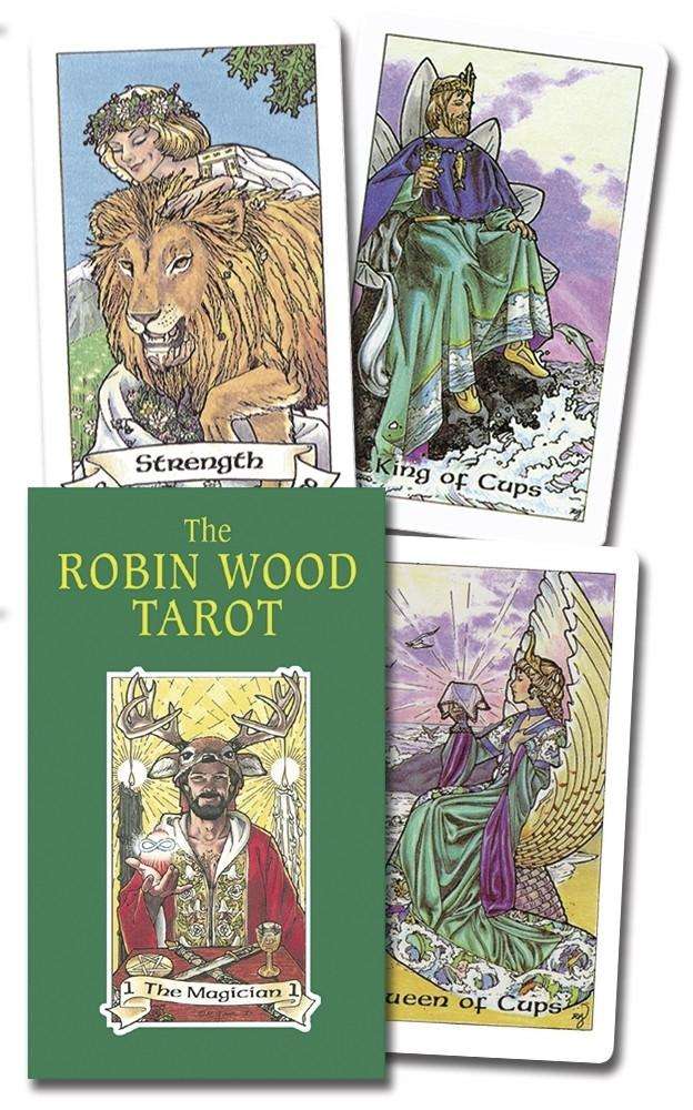 PlayingCardDecks.com-Robin Wood Tarot Deck - 78 Card Deck & 56 Page Booklet