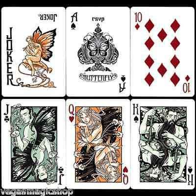 PlayingCardDecks.com-Butterfly Bicycle Playing Cards Deck
