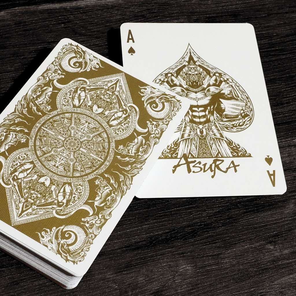 PlayingCardDecks.com-Asura Gold Bicycle Playing Cards