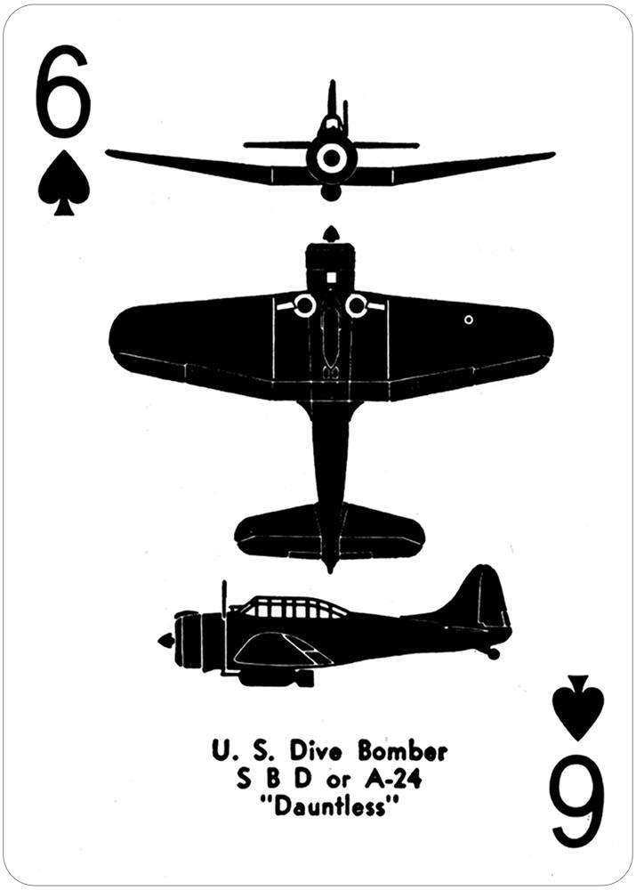 PlayingCardDecks.com-World War II Airplane Spotter Playing Cards USGS