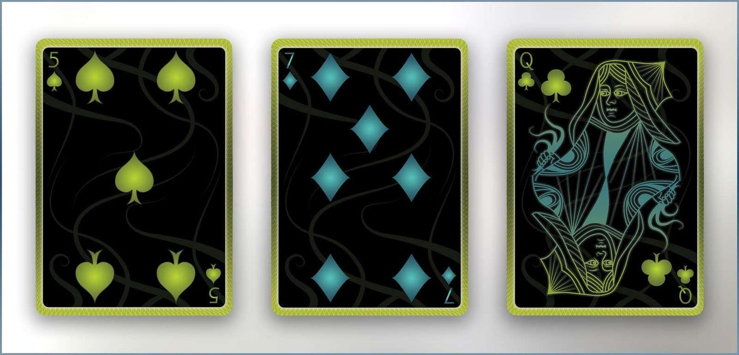 PlayingCardDecks.com-Tendril Ascendant v2 Playing Cards USPCC