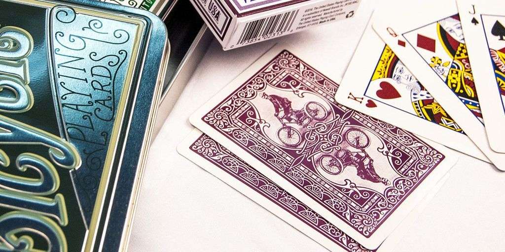 PlayingCardDecks.com-AUTOCYCLE NO.1 Bicycle Playing Cards - Purple & Green in Collectors Tin