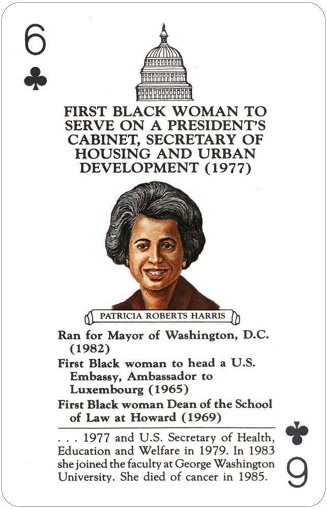 PlayingCardDecks.com-Notable Black Women in American History Playing Cards USGS