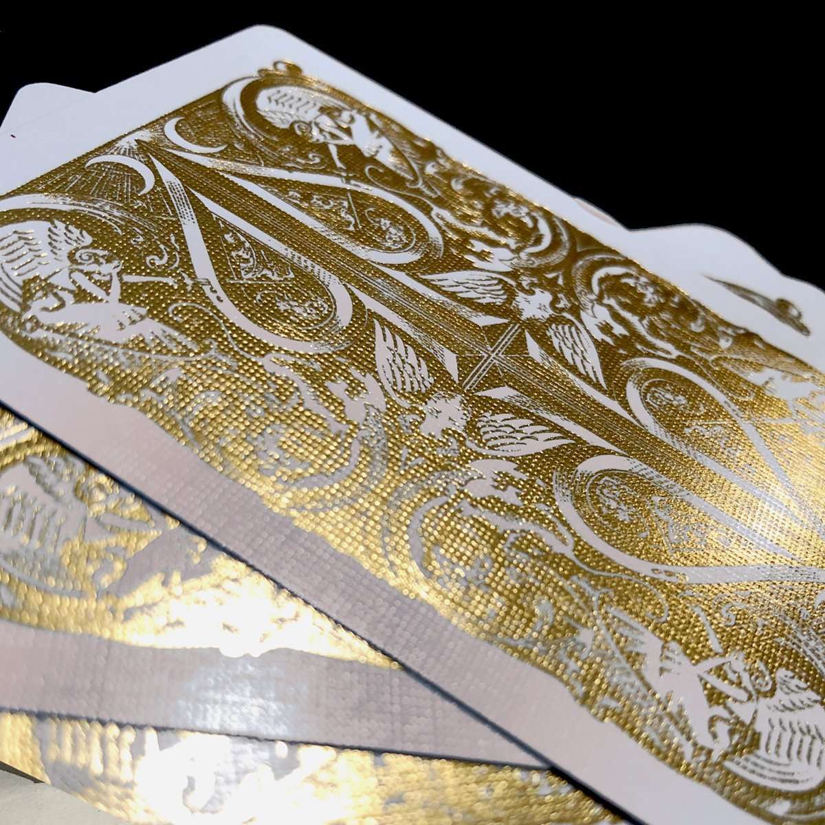 PlayingCardDecks.com-Gold Split Spades David Blaine Playing Cards USPCC