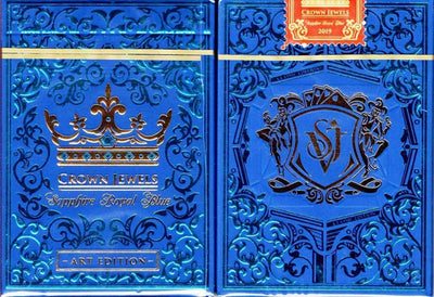 PlayingCardDecks.com-Crown Jewels Sapphire Art Edition Playing Cards SPCC