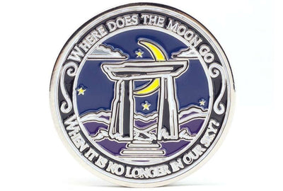 PlayingCardDecks.com-The Name of the Wind Elodin's Question Card Cover Coin