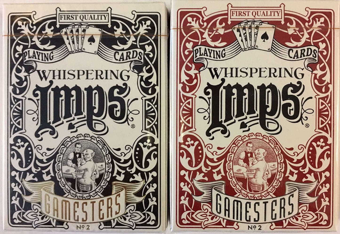 PlayingCardDecks.com-Whispering Imps Gamesters Limited Edition Playing Cards EPCC