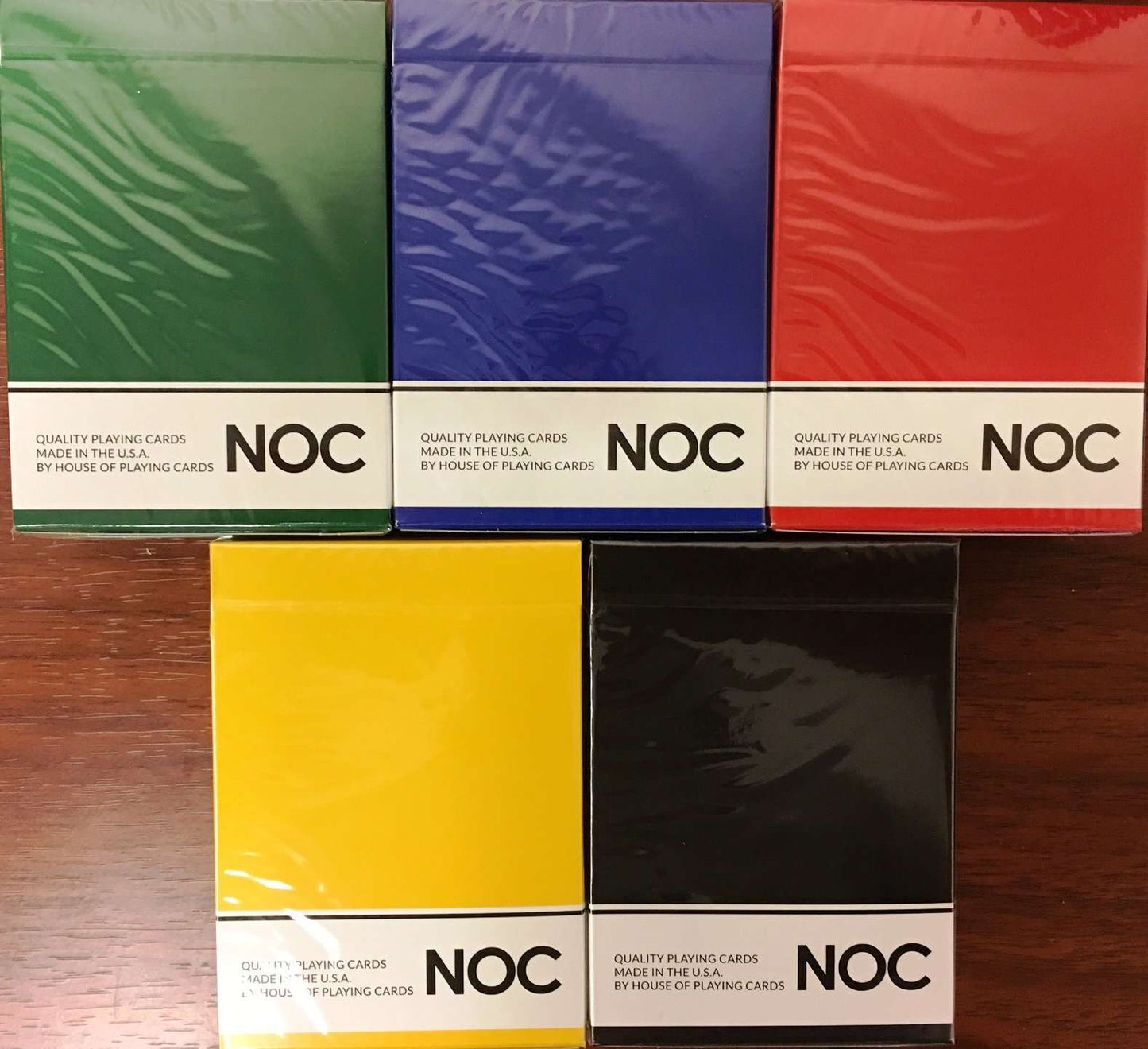 PlayingCardDecks.com-NOC Original Playing Cards USPCC: 5 Deck Set