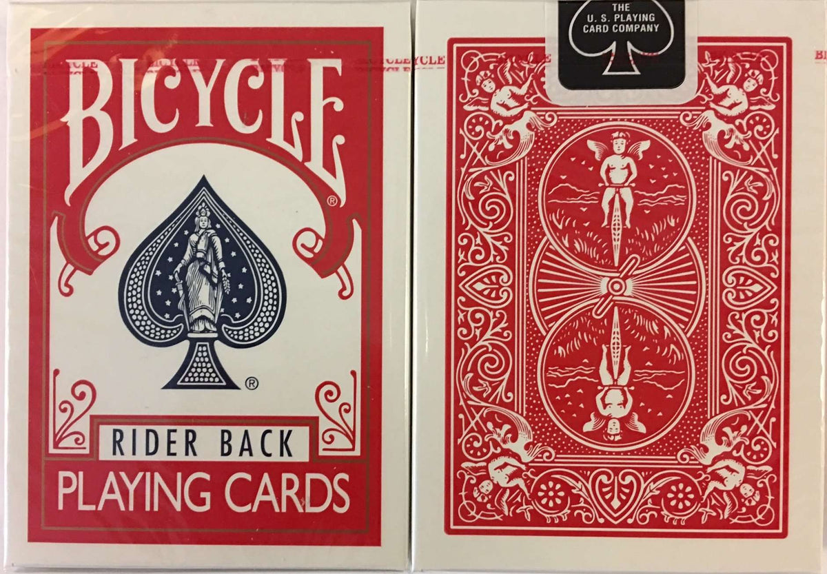 Red Rider Back Design Back Red Rider Back Bicycle Playing Cards – PlayingCardDecks.com