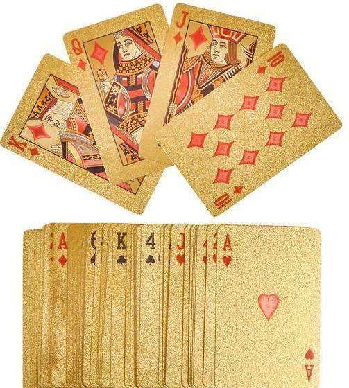 PlayingCardDecks.com-0 Bill Foil Playing Cards - Gold & Silver