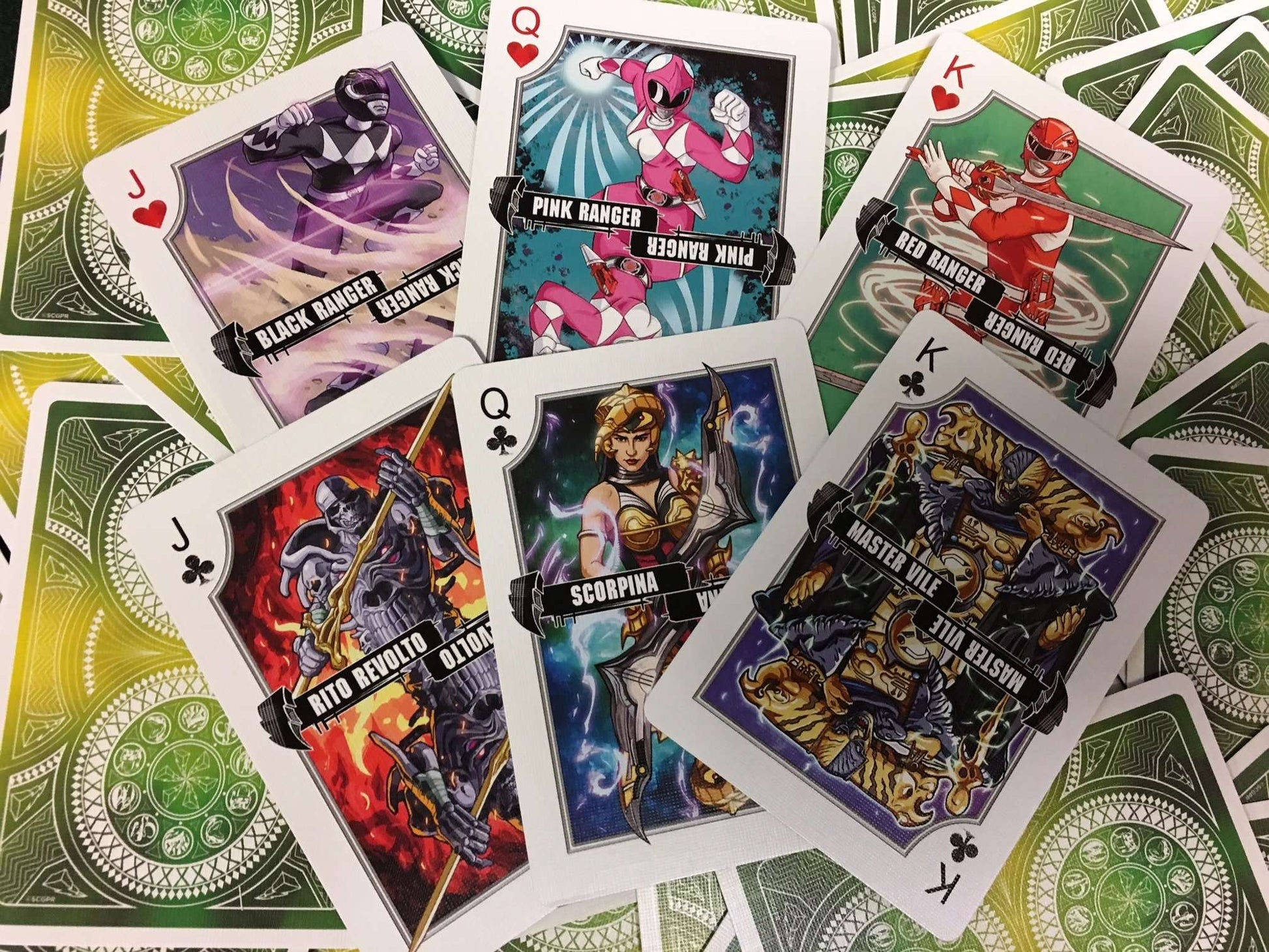 Power Rangers Bicycle Playing Cards Power Rangers Bicycle Playing Cards