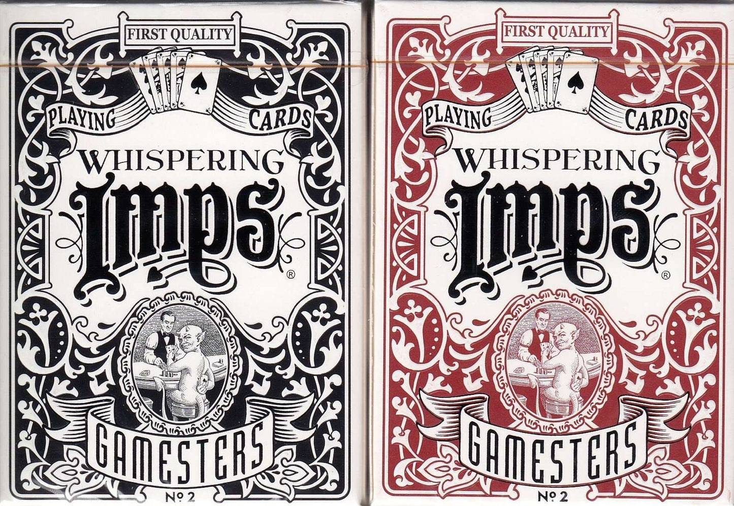 PlayingCardDecks.com-Whispering Imps Gamesters Playing Cards EPCC