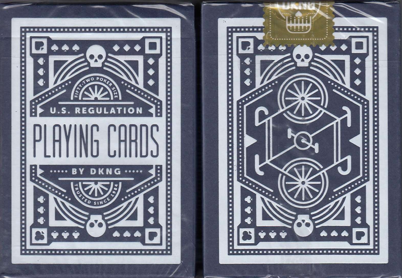 PlayingCardDecks.com-Wheel Playing Cards USPCC: Blue