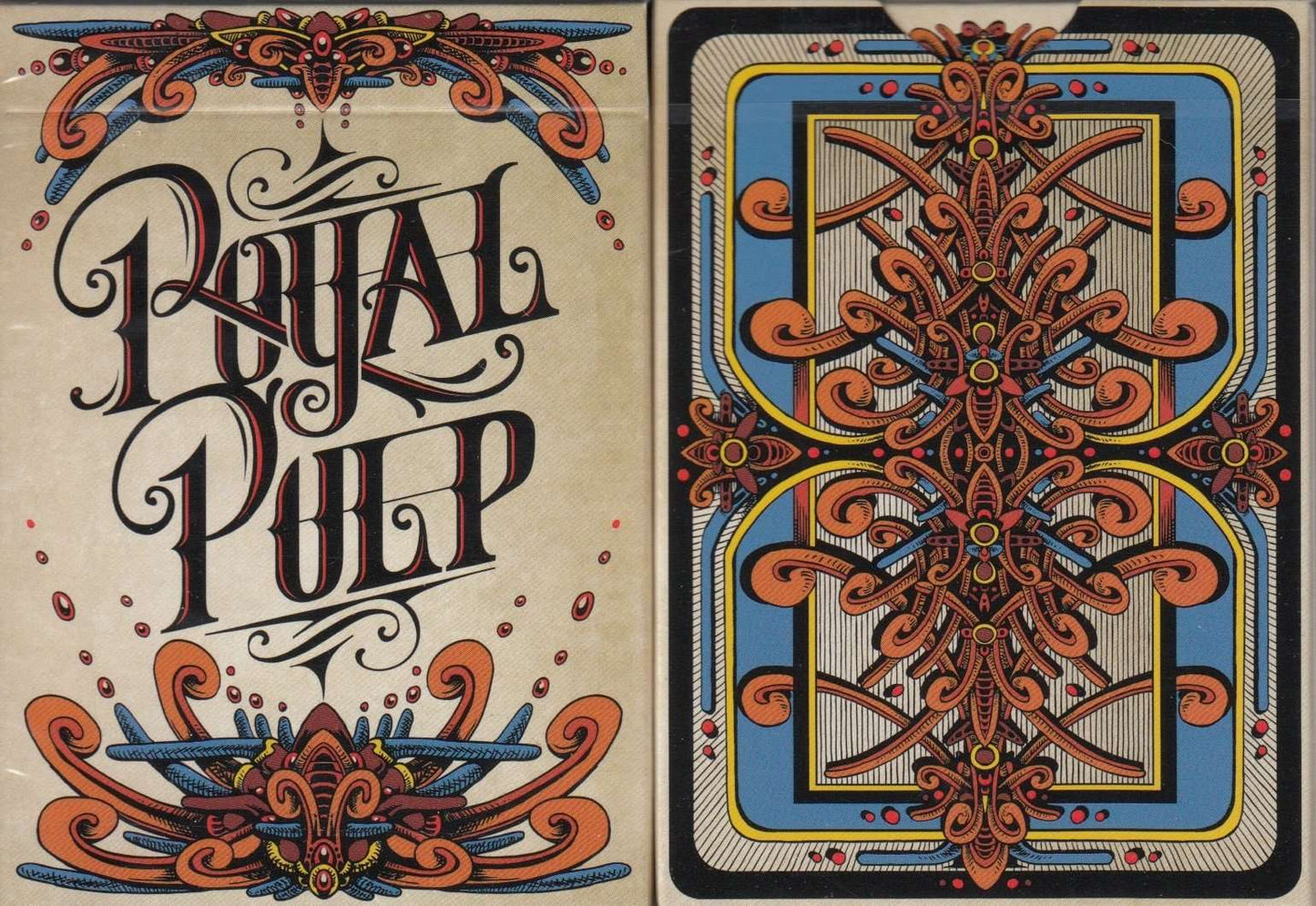 PlayingCardDecks.com-Royal Pulp Playing Cards Green & Red USPCC