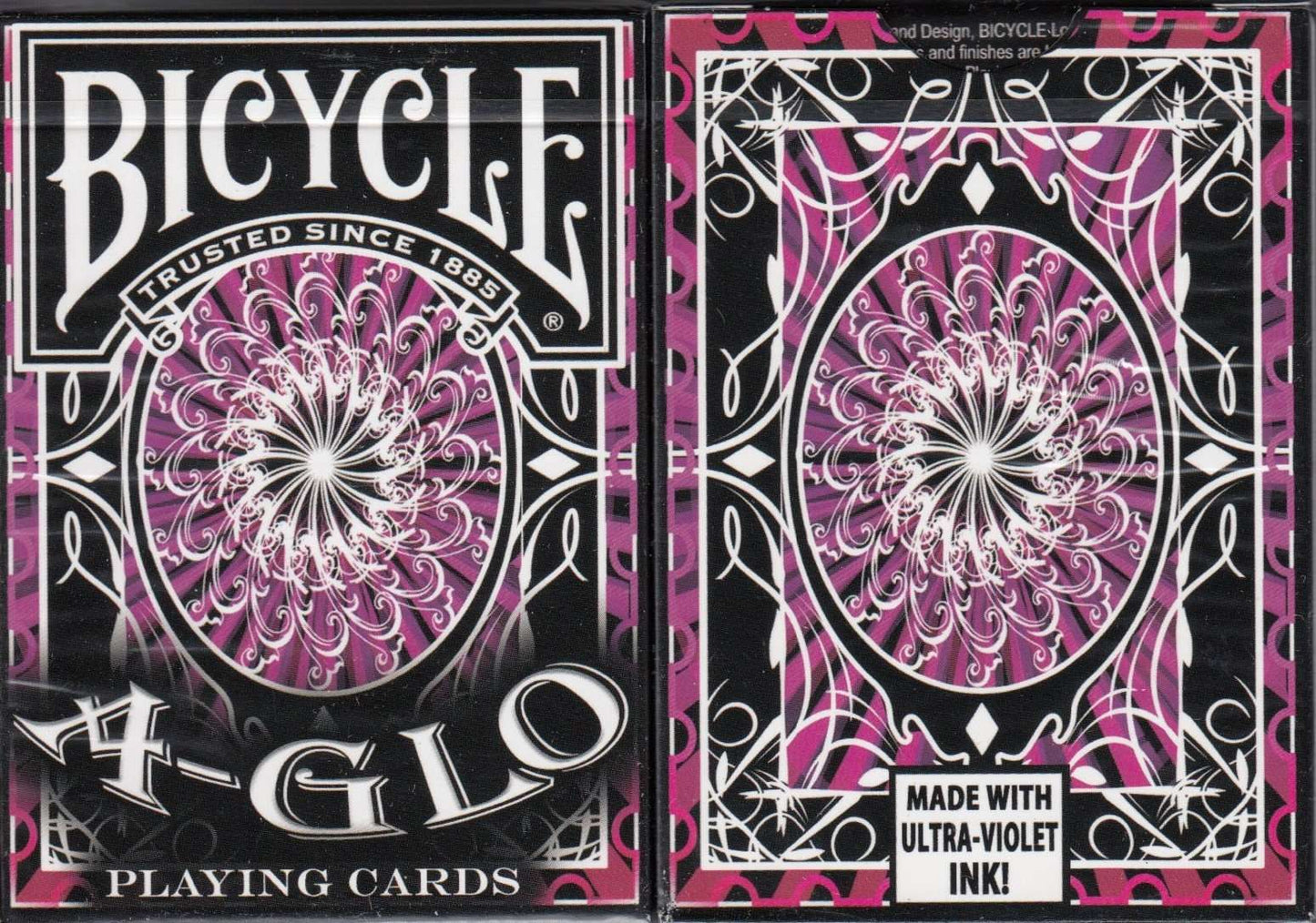 PlayingCardDecks.com-A-GLO Bicycle Playing Cards - Blue & Red