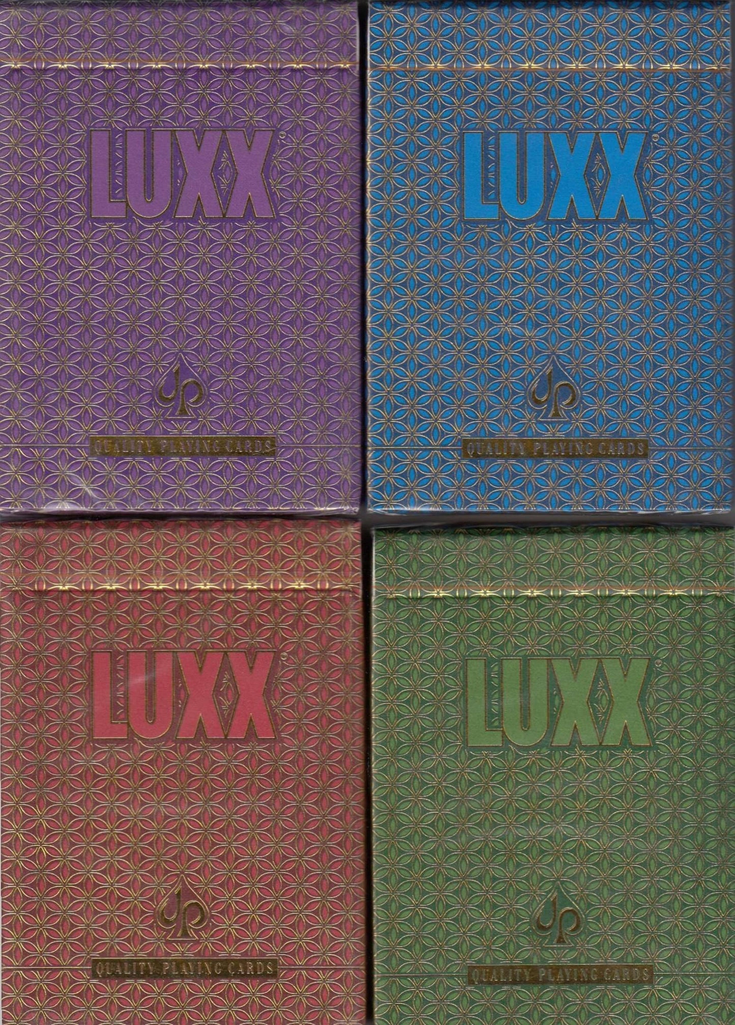 PlayingCardDecks.com-LUXX Elliptica Playing Cards LPCC: 4 Deck Set