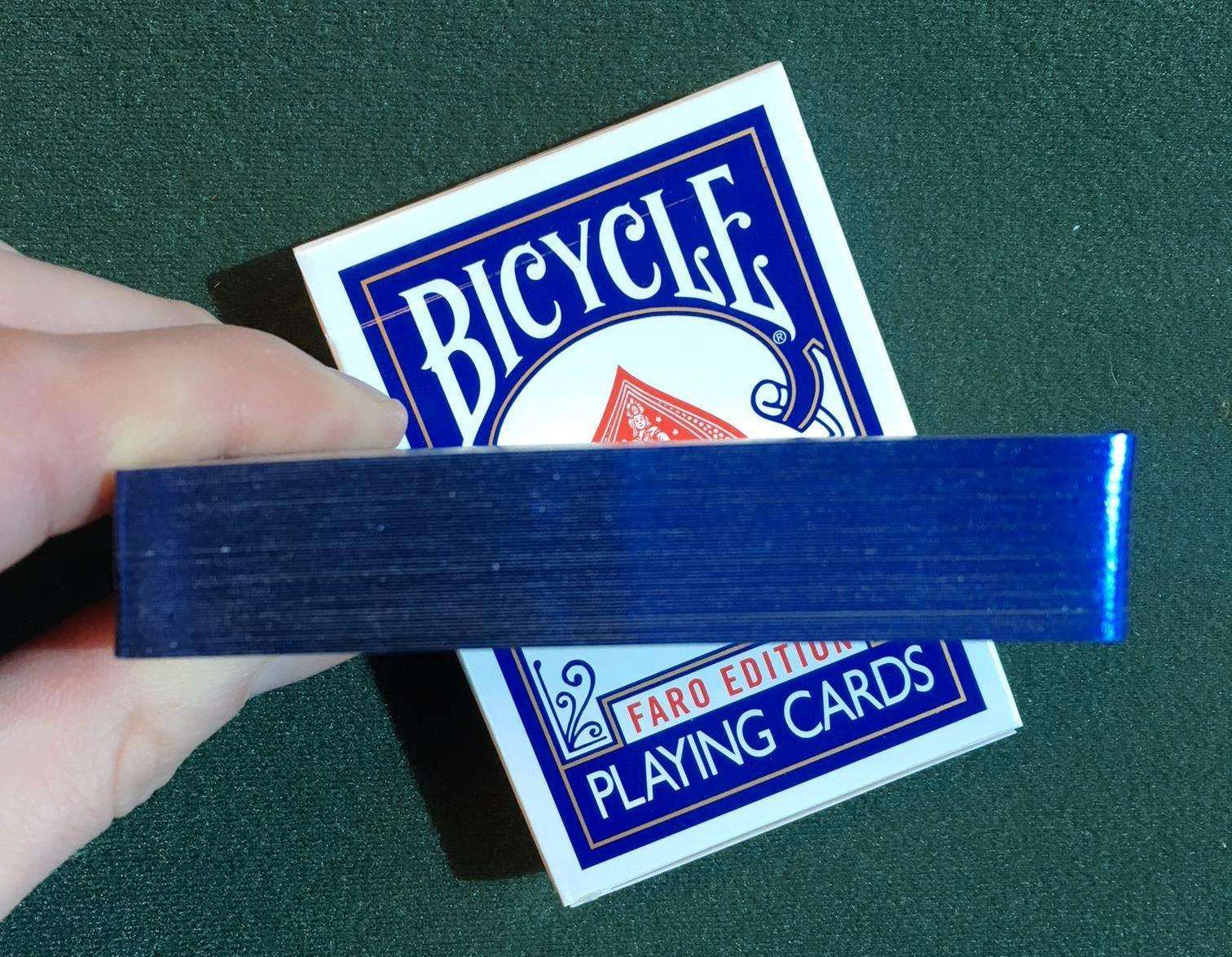 PlayingCardDecks.com-Gilded Faro Edition Bicycle Playing Cards: Blue