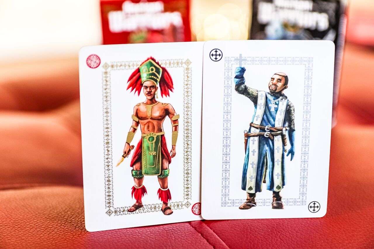 PlayingCardDecks.com-Ancient Warriors Playing Cards USPCC