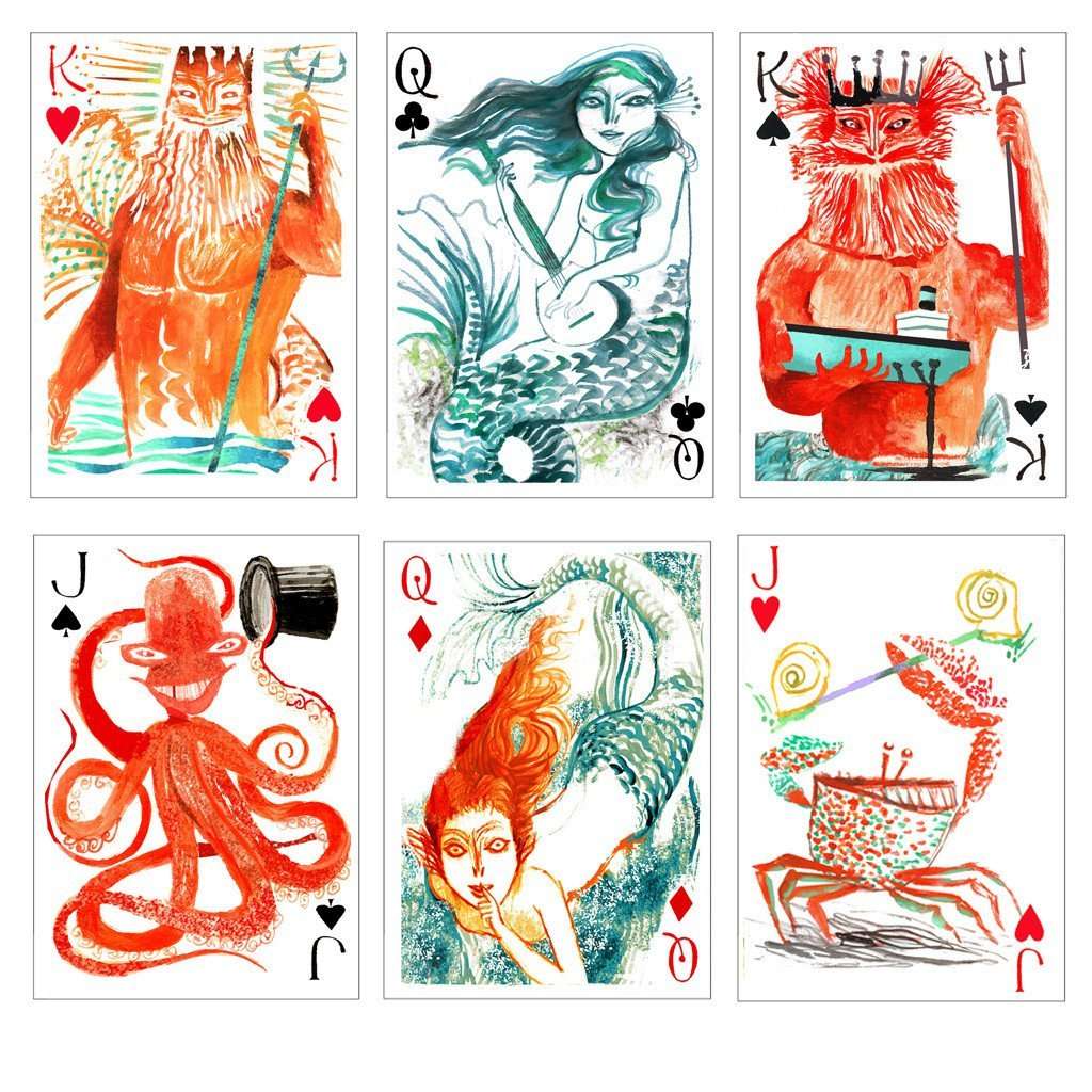 PlayingCardDecks.com-Mermaid Queen Playing Cards