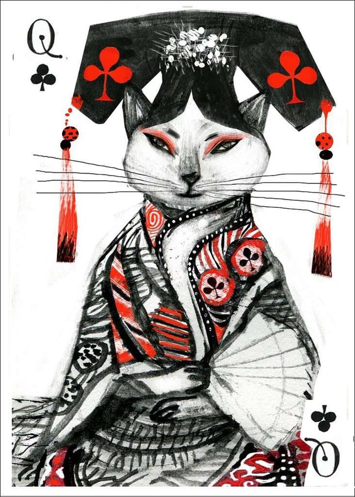 PlayingCardDecks.com-Kitten Club Cat Playing Cards Cartamundi