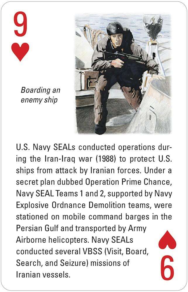 PlayingCardDecks.com-Special Ops & Elite Forces Navy Playing Cards USGS