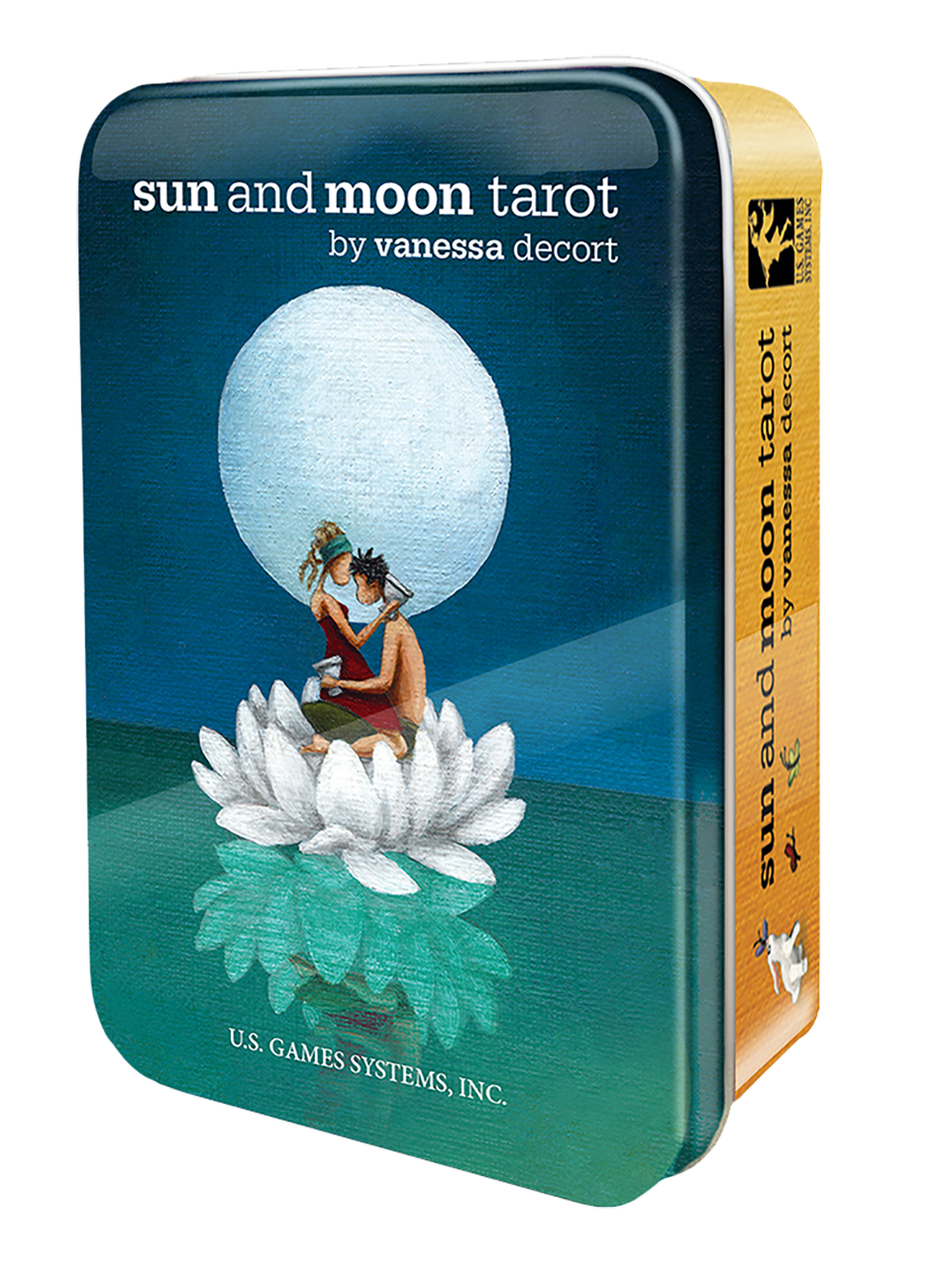 PlayingCardDecks.com-Sun and Moon Tarot Deck in Tin USGS