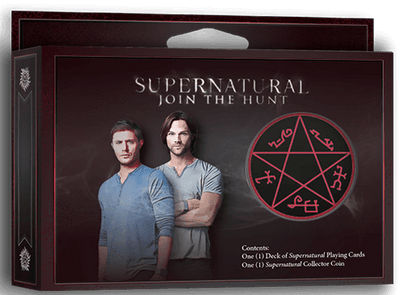 PlayingCardDecks.com-Supernatural Playing Cards and Devil’s Trap Coin