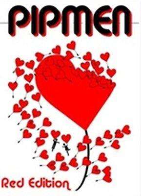 PlayingCardDecks.com-Pipmen Red Playing Cards Deck LPCC