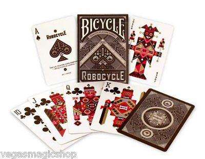 PlayingCardDecks.com-Robocycle Black Bicycle Playing Cards Deck