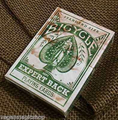 PlayingCardDecks.com-Expert Back Green Bicycle Playing Cards Deck