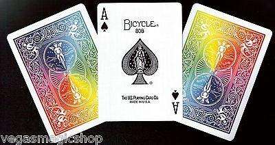 PlayingCardDecks.com-Rainbow Rider Back V2 Bicycle Playing Cards Deck