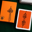 PlayingCardDecks.com-Ace Fulton's 10 Year Anniversary Orange Playing Cards USPCC