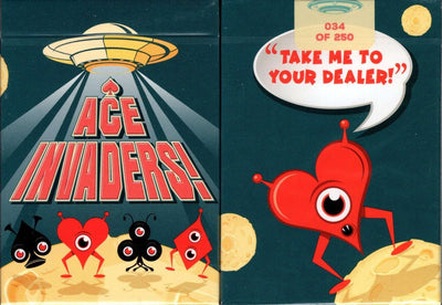 PlayingCardDecks.com-Ace Invaders Gilded Playing Cards USPCC