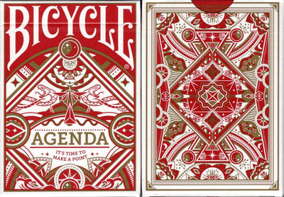 PlayingCardDecks.com-Agenda Red Bicycle Playing Cards