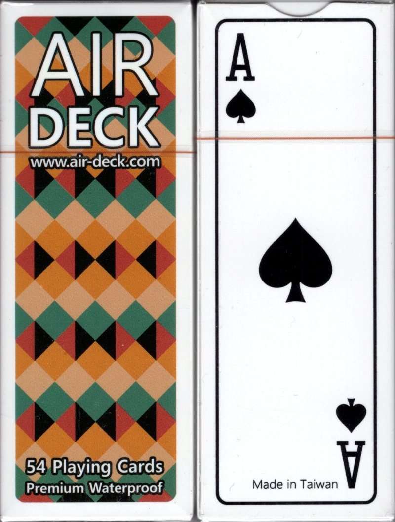 PlayingCardDecks.com-Air Deck v3 Waterproof Travel Playing Cards: Geometric