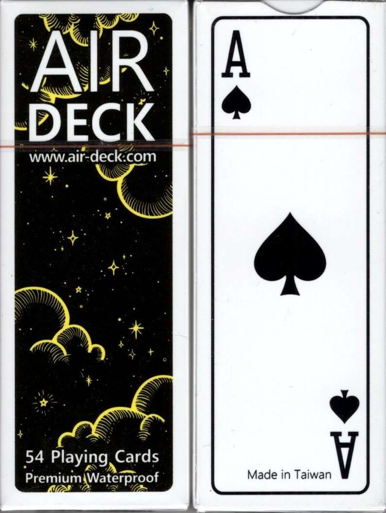 PlayingCardDecks.com-Air Deck v3 Waterproof Travel Playing Cards: Night Sky