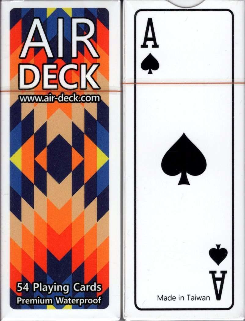 PlayingCardDecks.com-Air Deck v3 Waterproof Travel Playing Cards: Electric