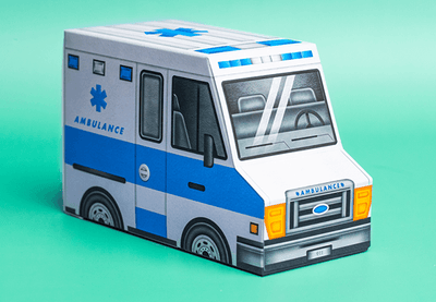 PlayingCardDecks.com-Ambulance 6 Deck Collector Box