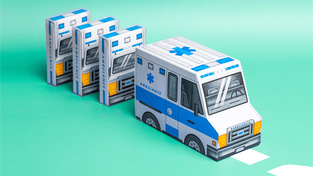 PlayingCardDecks.com-Ambulance 6 Deck Collector Box