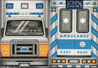 PlayingCardDecks.com-Ambulance Gilded Playing Cards USPCC
