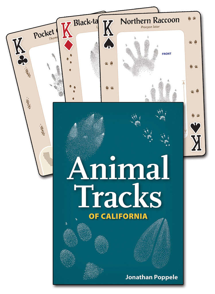 PlayingCardDecks.com-Animal Tracks of California Playing Cards