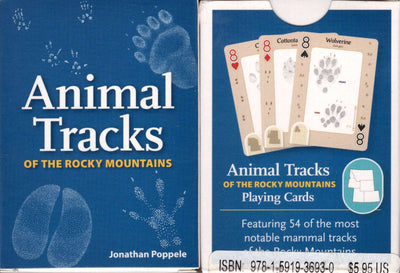 PlayingCardDecks.com-Animal Tracks of the Rocky Mountains Playing Cards